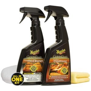 Meguiar's Leather Care Kit - Premium Leather Cleaner and Conditioner - The Perfect Interior Care for Automotive Seats