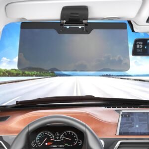 Sun Visor Extender for Car, Adjustable Angle Visor Extension for Car Visor, Anti-Glare, Protect UV Ray, Easy to Install, Safe Driving Accessories Extender, Universal for Sedan,...